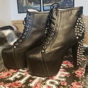 Authentic Jeffrey Campbell Lita Spike Boot - Sz 10